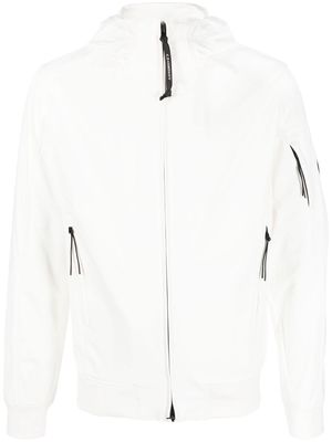 C.P. Company multi-zip hooded jacket - White