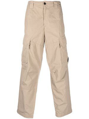 C.P. Company multiple-pocket straight-leg trousers - Neutrals