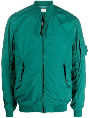 C.P. Company Nycra-R lens-detail bomber jacket - Green