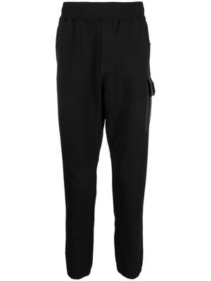 C.P. Company patch-pocket cotton track pants - Black