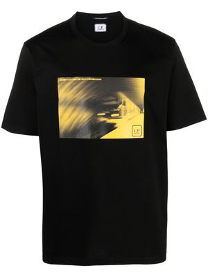 C.P. Company photograph-print cotton T-shirt - Black