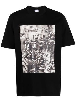 C.P. Company photographic-print cotton-jersey T-shirt - Black