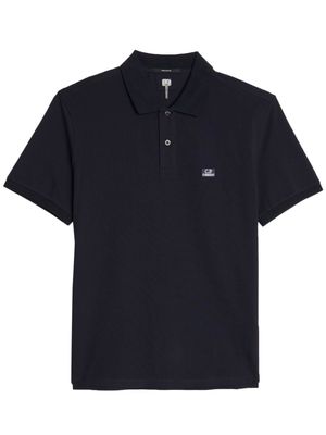 C.P. Company piqué cotton polo shirt - Black