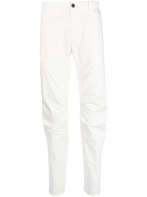 C.P. Company regular panelled trousers - White
