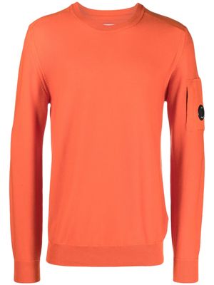 C.P. Company ribbed-knit cotton jumper - Orange