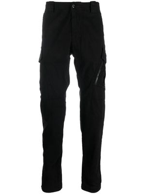 C.P. Company ruched-effect cargo trousers - Black