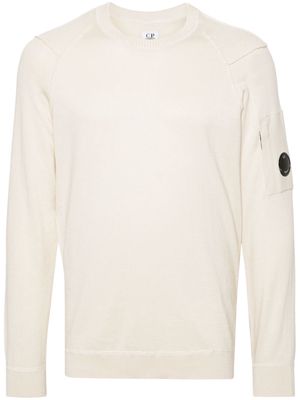 C.P. Company seam-detail cotton jumper - Neutrals