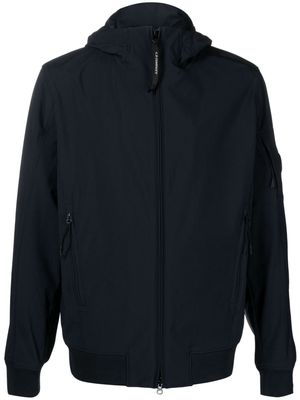 C.P. Company Shell-R Lens-detail hooded jacket - Blue