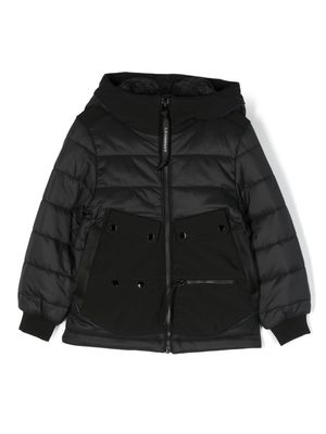C.P. Company Shell-R Mixed Goggle hooded jacket - Black