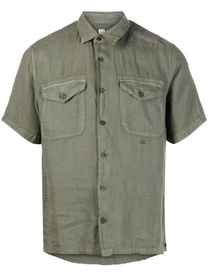 C.P. Company short-sleeve buttoned shirt - Green