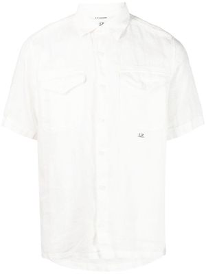 C.P. Company short-sleeve buttoned shirt - White