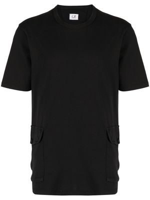 C.P. Company side-pocket cotton T-shirt - Black