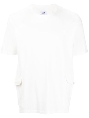 C.P. Company side-pockets cotton T-shirt - White