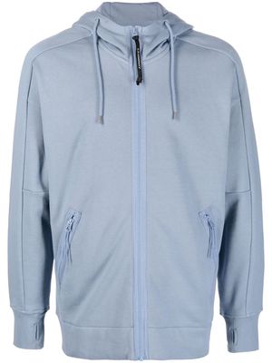 C.P. Company signature goggle-detail hoodie - Blue