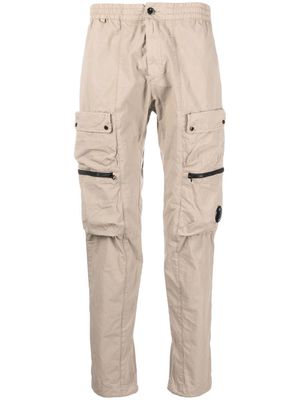 C.P. Company straight-leg cotton cargo pants - Neutrals