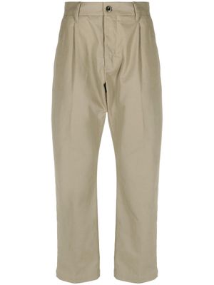 C.P. Company straight-leg cotton trousers - Brown