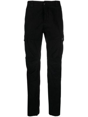 C.P. Company tapered cotton cargo trousers - Black