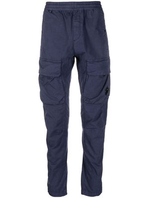 C.P. Company tapered cotton cargo trousers - Blue