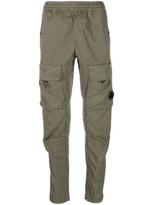 C.P. Company tapered cotton cargo trousers - Green