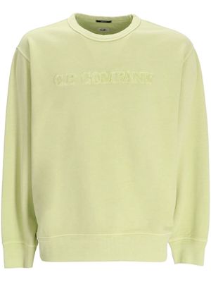 C.P. Company terrycloth-logo cotton sweatshirt - Green