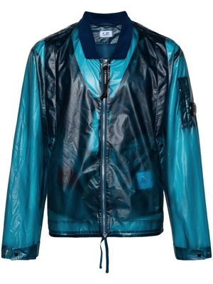 C.P. Company translucent layered bomber jacket - Blue