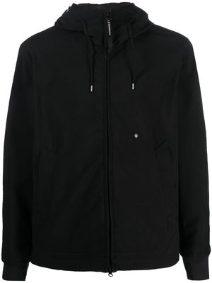 C.P. Company zip-fastening hooded jacket - Black