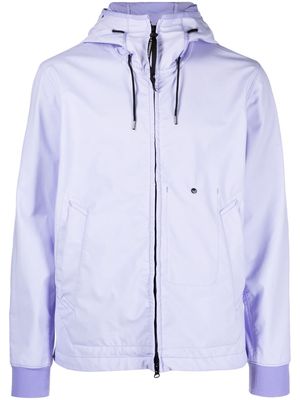 C.P. Company zip-fastening hooded jacket - Purple