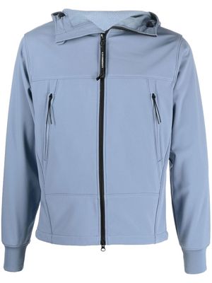 C.P. Company zip-up jersey hoodie - Blue