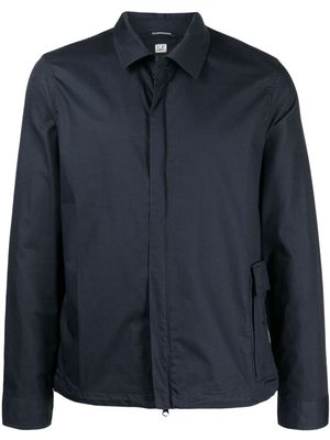 C.P. Company zipped cotton shirt jacket - Blue