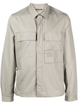 C.P. Company zipped cotton shirt jacket - Green