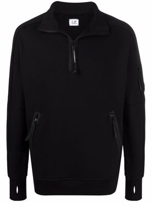 C.P. Company zipped-front jumper - Black