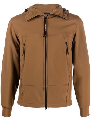 C.P. Company zipped hooded jacket - Brown