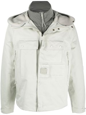 C.P. Company zipped hooded jacket - Neutrals