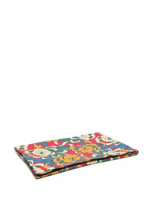 Cabana floral-print table-linen - Yellow