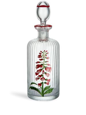 Cabana hand painted bottle - White