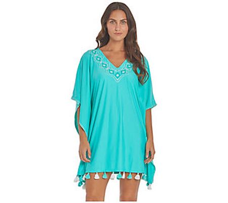 Cabana Life Sunshine Shores-Coverluxe Embroider d Cover-Up