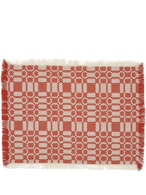 Cabana Magazine Lecce cotton placemat - Red