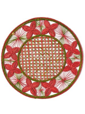 Cabana Magazine Louloudi woven placemat - Red