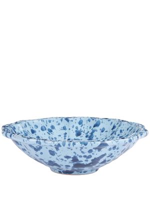 Cabana small Speckled ceramic bowl - Blue