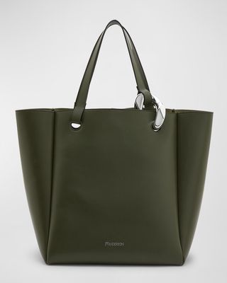 Cabas Chain Leather Tote Bag