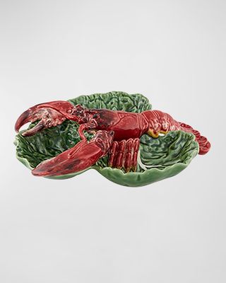 Cabbage with Lobsters Appetizer Plate, 14.5"