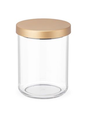 Cabinets, Laundry, & Open Shelving Canister - Brass - Size Small - Brass - Size Small