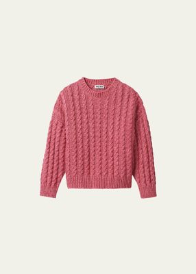 Cable Wool Cashmere Sweater