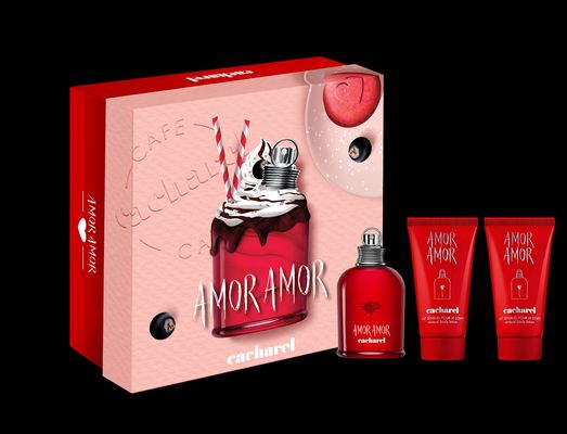 Cacharel Amor Amor Perfume & Body Lotion 3-Piece Gift