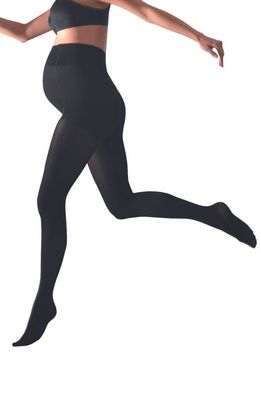 Cache Coeur Activ Soft Maternity Tights in Black