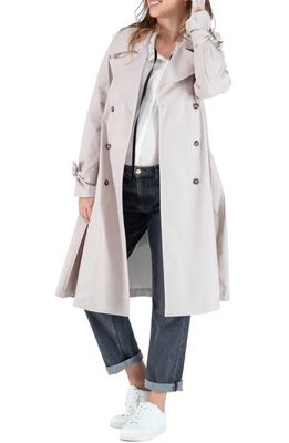 Cache Coeur Meghan Double Breasted Maternity/Nursing Coat in Sand