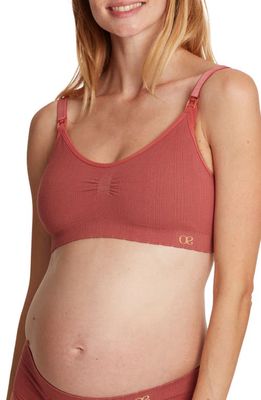 Cache Coeur Zoe Rib Maternity/Nursing Bra in Terracotta 