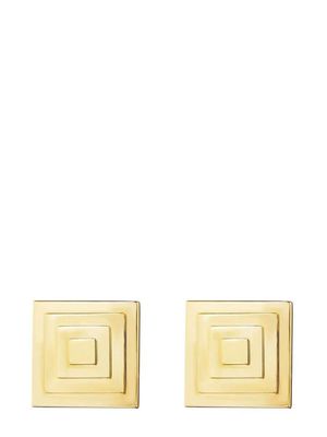 Cadar 18kt yellow gold Foundation stud earrings