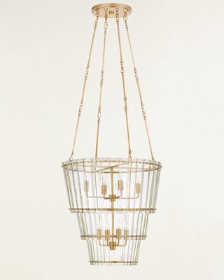 Cadence Medium Waterfall Chandelier By Carrier & Company