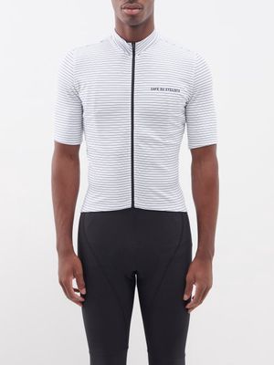 Café Du Cycliste - Francine Zipped Cycling Jacket - Mens - White